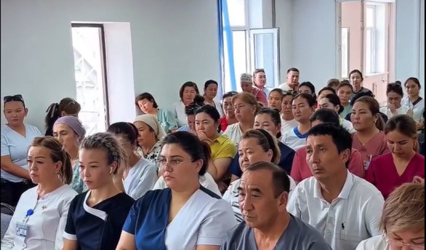 МАҚТААРАЛ АУДАНЫ: МЕДИЦИНА ҚЫЗМЕТКЕРЛЕРІНЕ ТҮСІНДІРУ ЖҰМЫСТАРЫ ЖҮРГІЗІЛДІ