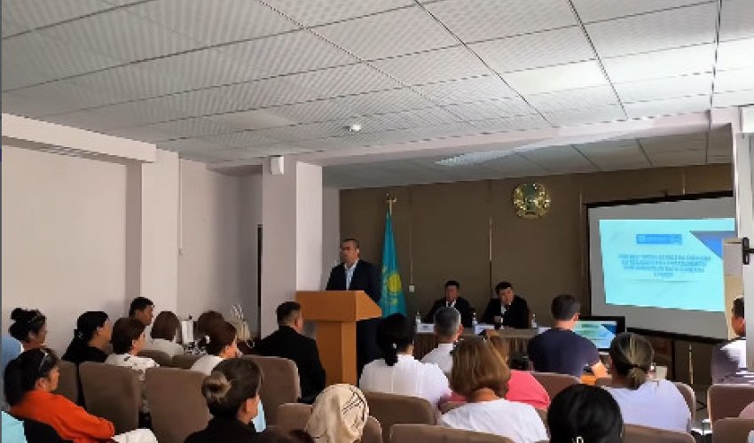 КЕНТАУ ҚАЛАСЫНДА МЕДИЦИНА ҚЫЗМЕТКЕРЛЕРІНЕ АҚПАРАТТЫҚ-ТҮСІНДІРУ ЖҰМЫСТАРЫ ҰЙЫМДАСТЫРЫЛДЫ