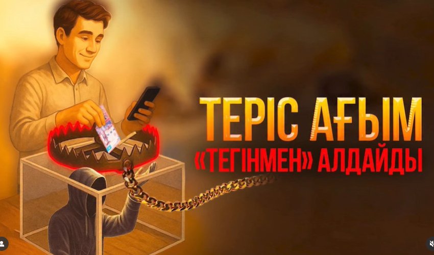 Теріс ағым «тегінмен» алдайды