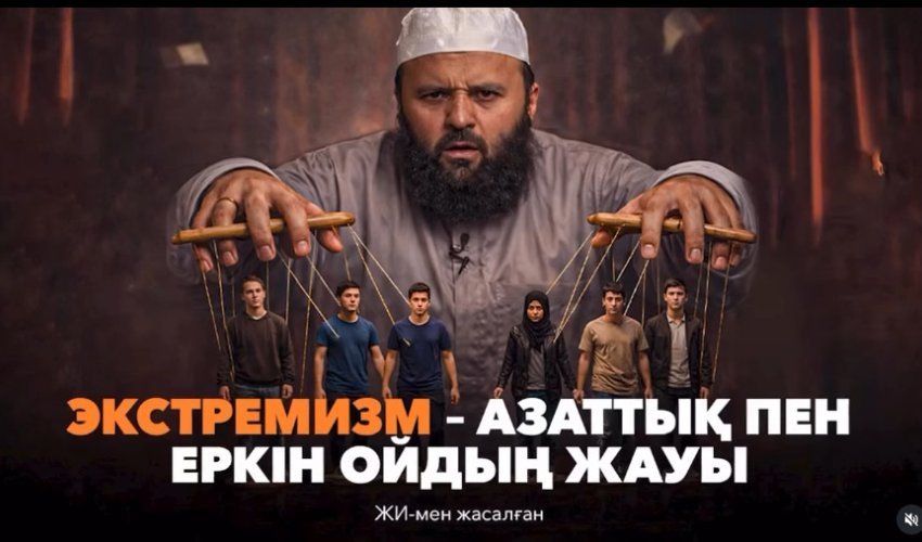 Экстремизм-азаттық пен еркін ойдың жауы