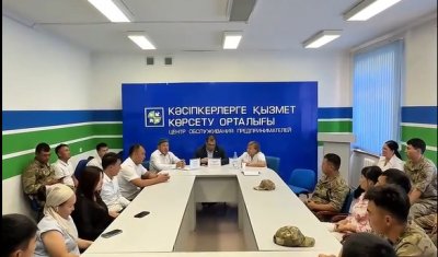 Шардара ауданы: Кәсіпкерлерге қызмет көрсету орталығында түсіндіру жұмыстары жүргізілді