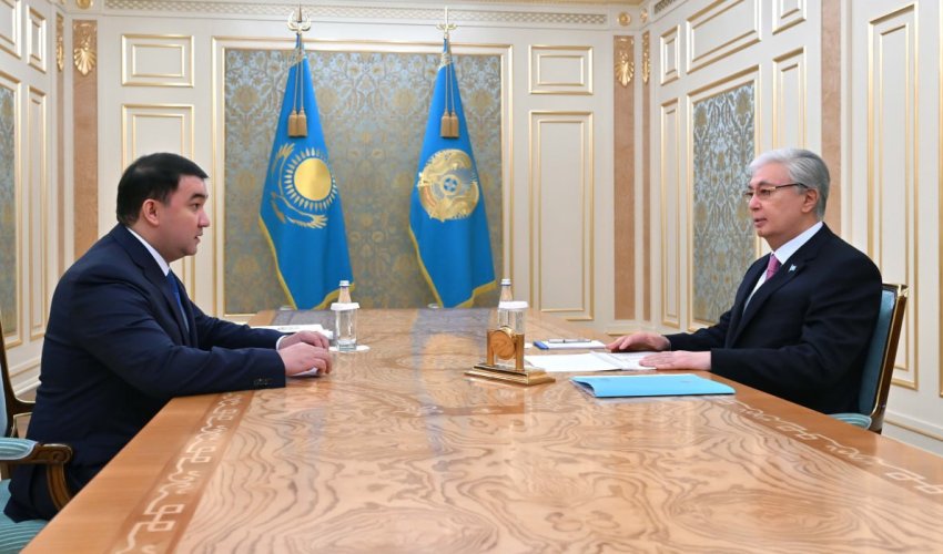 Қасым-Жомарт Тоқаев Түркістан облысының әкімі Нұралхан Көшеровті қабылдады