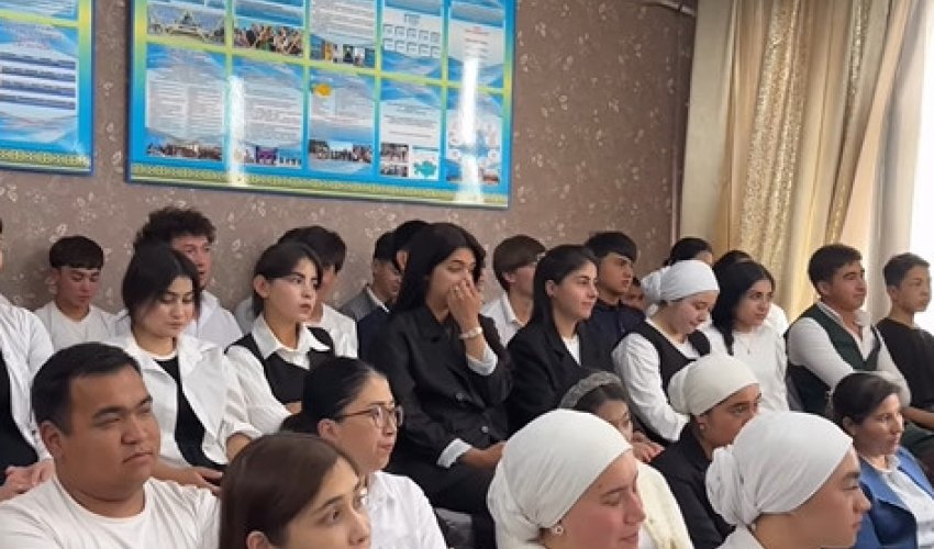 САЙРАМ АУДАНЫНДАҒЫ АНВАР ИСМАИЛОВ АТЫНДАҒЫ КӘСІПТІК КОЛЛЕДЖДЕ КЕЗДЕСУ ҰЙЫМДАСТЫРЫЛДЫ