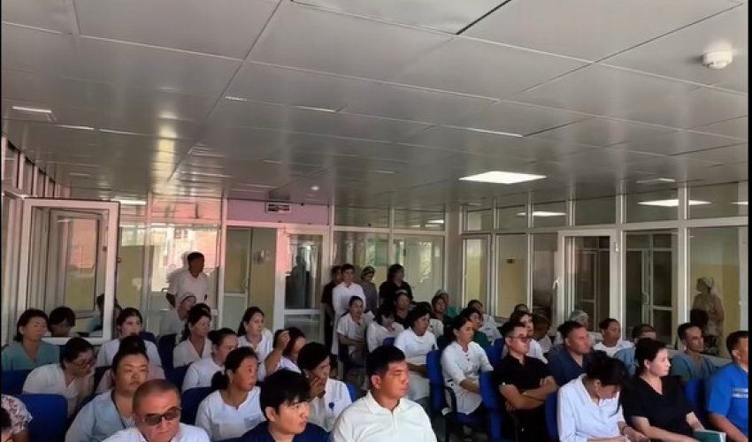 Шардара аудандық орталық ауруханасында түсіндіру жұмыстары жүргізілді