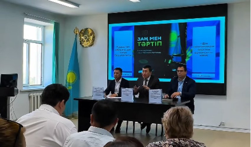 Арыс аудандық орталық ауруханасында түсіндіру жұмыстары ұйымдастырылды