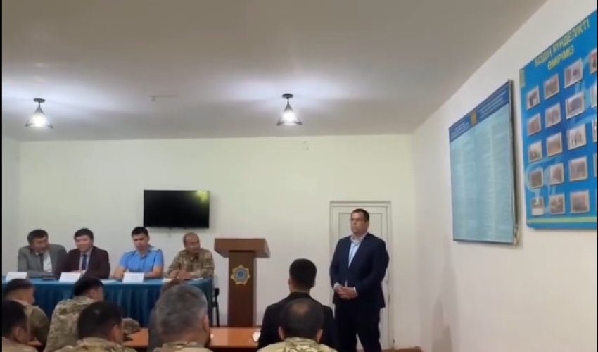 ТҮЛКІБАС АУДАНЫ ТӨТЕНШЕ ЖАҒДАЙЛАР БӨЛІМІ ҚЫЗМЕТКЕРЛЕРІНЕ ТҮСІНДІРУ ЖҰМЫСТАРЫ ЖҮРГІЗІЛДІ